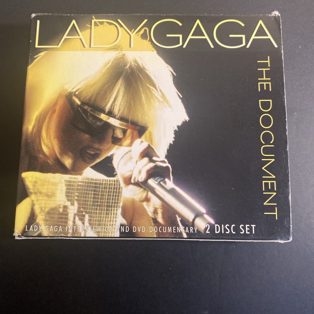 Lady Gaga - The Document - Interview CD and DVD Documentary - 823564900315